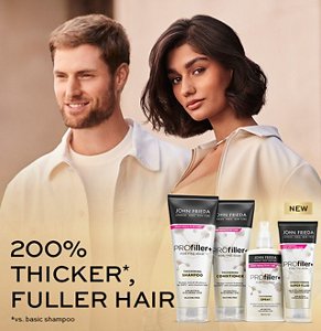 profiller+ john frieda fine thinning hair before & after